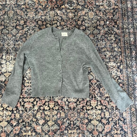 DÔEN Vivelle Cardigan in Pemberley Grey - Size Large - Picture 4 of 6